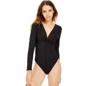 Bar III Twisted Thong Bodysuit